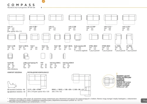 Sofa modułowa Compass