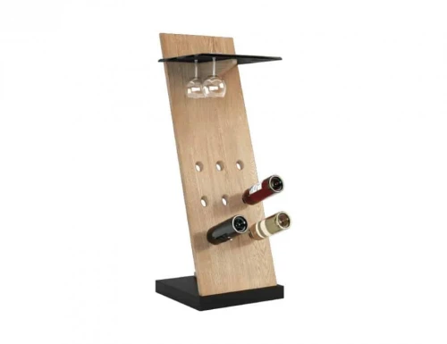 Stojak na wino i kieliszki Corino
