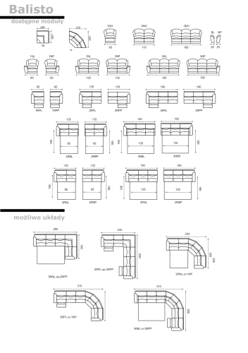 Sofa modułowa Balisto
