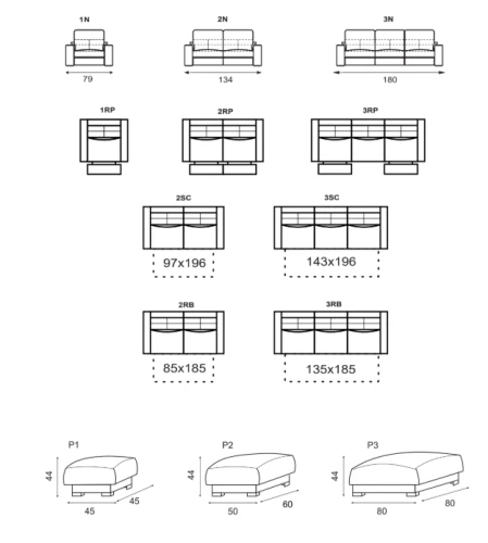 Sofa modułowa Luna II