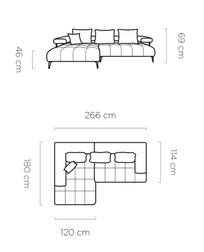 Narożnik modułowy Magnetic S