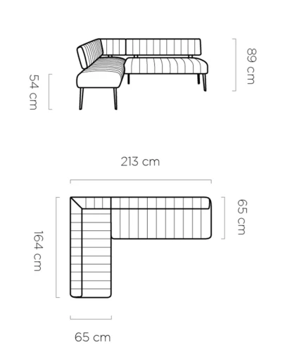 Narożnik modułowy Alto I