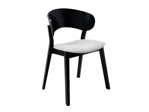 Krzesło Tiga na drewnianych nogach